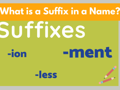 What is a Suffix in a Name